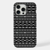 Formes Aztec Motif gris noir (Verso)