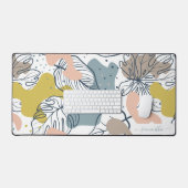 Formes biologiques abstraites botaniques (Clavier et souris)