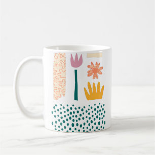 Formes botaniques Abstraites Café Mug