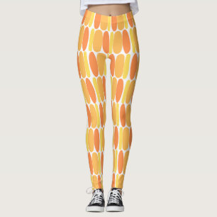Formes colorées Motifs orange Leggings