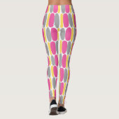 Formes colorées multicolores Motifs Leggings (Dos)