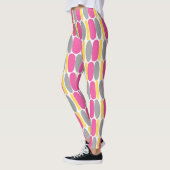 Formes colorées multicolores Motifs Leggings (Gauche)