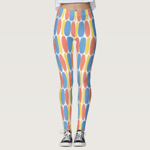 Formes colorées multicolores Motifs Leggings