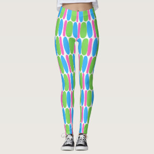 Formes colorées multicolores Motifs Leggings