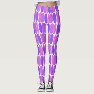 Formes colorées violettes Motifs Leggings