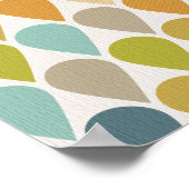 Formes de crème glacée Poster d'art du milieu du s (Coin)