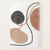 Formes de forme libre Abstraites - Brown et noires (Dos)