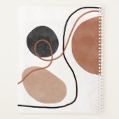 Formes de forme libre Abstraites - Brown et noires (Dos)