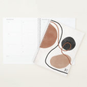 Formes de forme libre Abstraites - Brown et noires (Devant avec enveloppe)