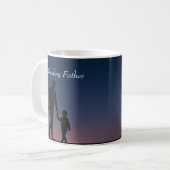 Formes de la paternité (Père qui guide) Café Mug (Devant gauche)