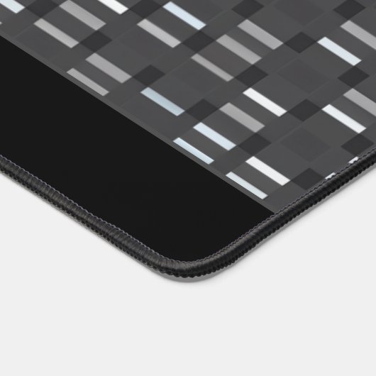 Formes du rectangle noir gris-blanc futuriste (Coin)