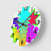 Formes et horloge de couleurs (Angle)