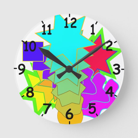 Formes et horloge de couleurs (Recto)