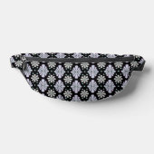 Formes florales pastel sur fond noir (Poser)