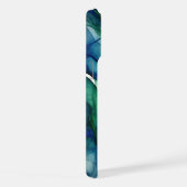 Formes fluides en vert et en bleu (Côté droit)