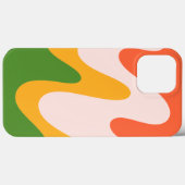 Formes fluides ondulées abstraites coque iphone 13 (Verso (horizontal))