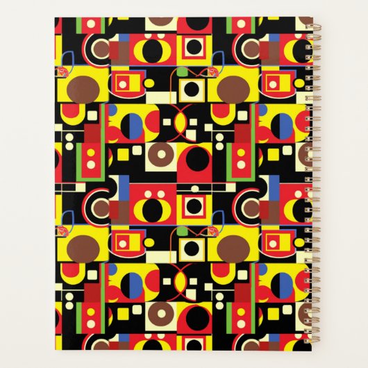 Formes géométriques Abstraites colorées (Dos)