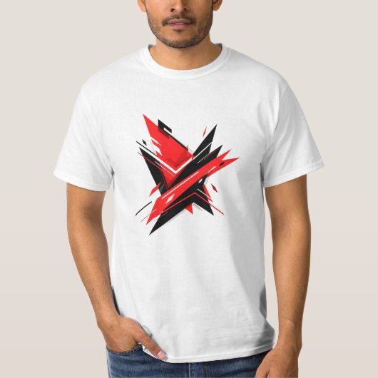 Formes géométriques Abstraites en gras T-shirt mod (Devant)