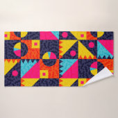 Formes géométriques Abstraites. Illustration color (Serviette de bain)