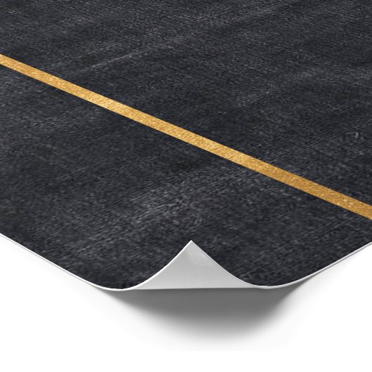 Formes géométriques Abstraites modernes Poster d'a (Coin)