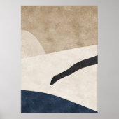 Formes géométriques Abstraites modernes Poster d'a (Devant)