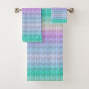 Formes géométriques abstraites multicolores pastel