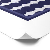 formes géométriques blanches abstraites affiche ba (Coin)
