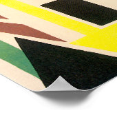 Formes géométriques de jazz Pochoir Art Déco vinta (Coin)