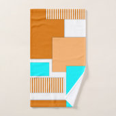 Formes géométriques découpées en papier (Serviette à main)