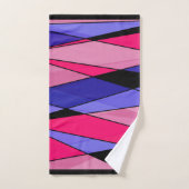 formes géométriques modernes Abstraites triangles  (Serviette à main)