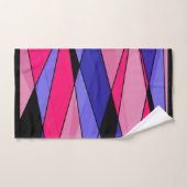 formes géométriques modernes Abstraites triangles  (Serviette à main)