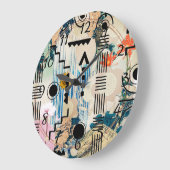 Formes géométriques modernes Acrylique Horloge mur (Angle)