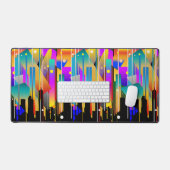 Formes géométriques modernes de New York Abstraite (Clavier et souris)