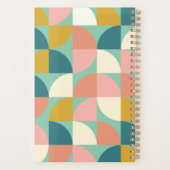 Formes géométriques modernes et agréables Turquois (Dos)