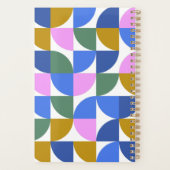 Formes géométriques modernes et colorées Bleu pour (Dos)