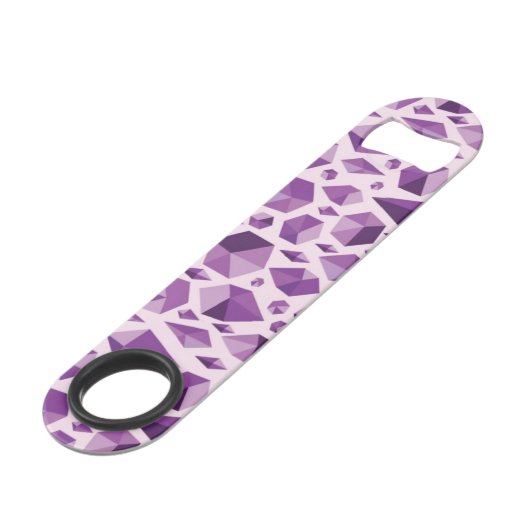 Formes géométriques pourpres de bijou (Devant angulaire)