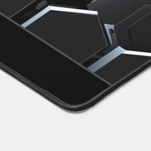 Formes hexagonales noires futuristes (Coin)