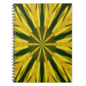 Formes Jaunes Et Vertes Carnet D'Art Abstrait (Devant)