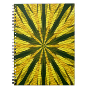 Formes Jaunes Et Vertes Carnet D'Art Abstrait