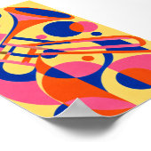 Formes Jazz à midi - Impression d'art (Coin)