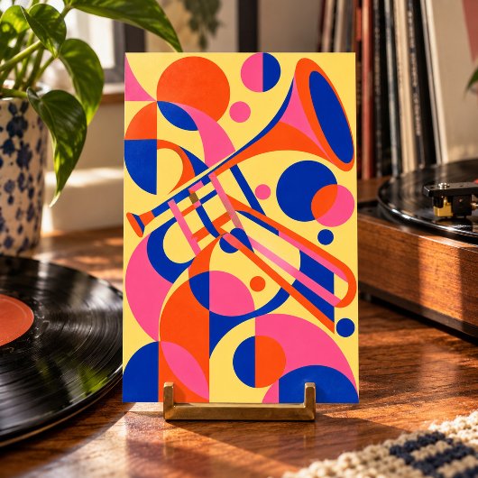 Formes Jazz à midi - Impression d'art