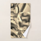 Formes kaki ou beige courbées, aux tons lumineux (Serviette à main)