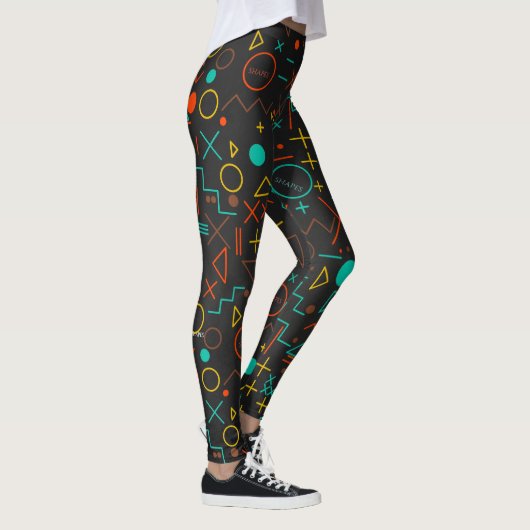 Formes Leggings tout-sur-impression (Droite)