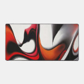 Formes liquides modernes de design rouge noir gris (Recto)