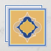 Formes marocaines Carte Flat Note (Devant / Derrière)