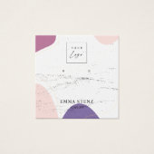 Formes modernes Cartes Carrés à oreilles texturées (Devant)