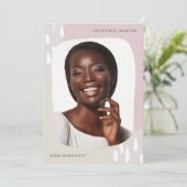 Formes modernes Invitation d'une soirée de graduat (Debout devant)