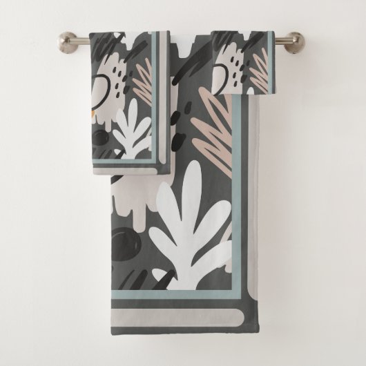 Formes modernes Perwinkel, Orange, Blush Turquoise (En situation)