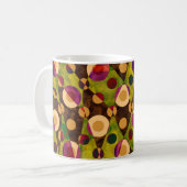 Formes Motif Abstrait café Mug (Devant gauche)