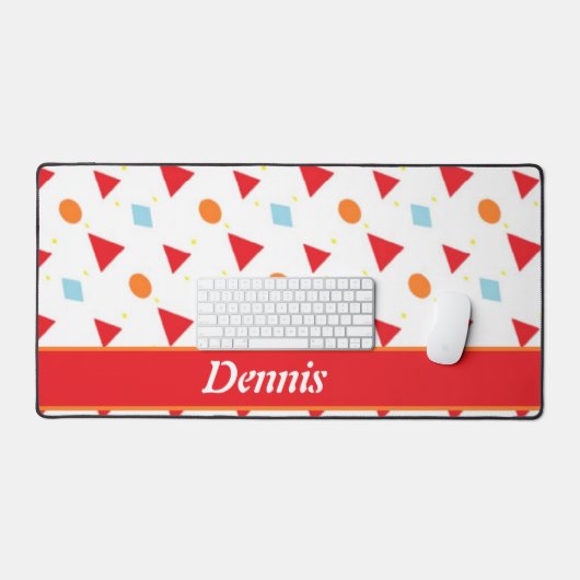Formes motif sur blanc (Clavier et souris)